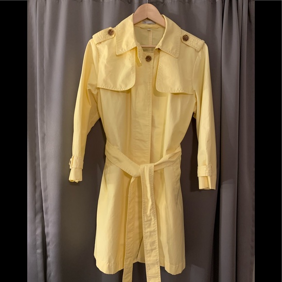 Vintage Butter Yellow Gap Raincoat - Picture 1 of 8